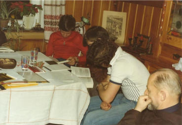 KIM-Gruppe in Knittelfeld 1977, rechts: P. Odilo